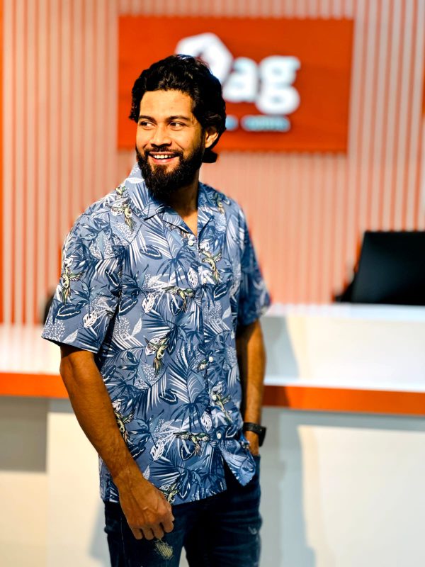 Floral Half Shirt - Image 3
