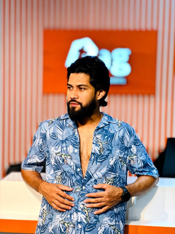 Floral Half Shirt - Image 2