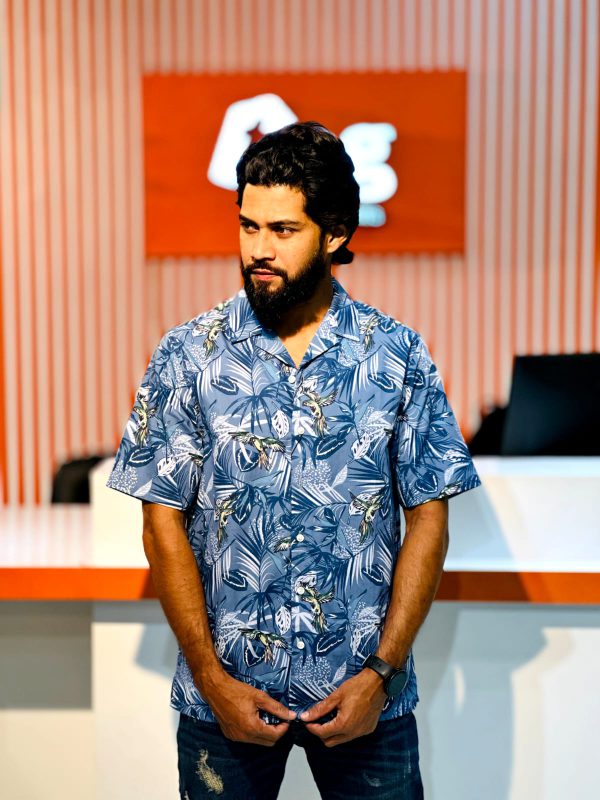Floral Half Shirt