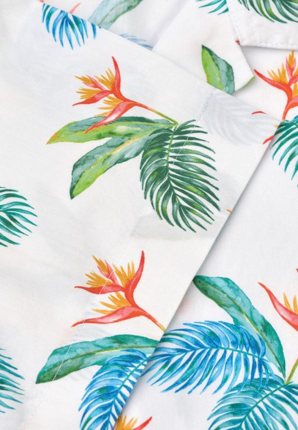 Regular Fit Tropical Cuban Collar Short Sleeve Shirt - Image 3