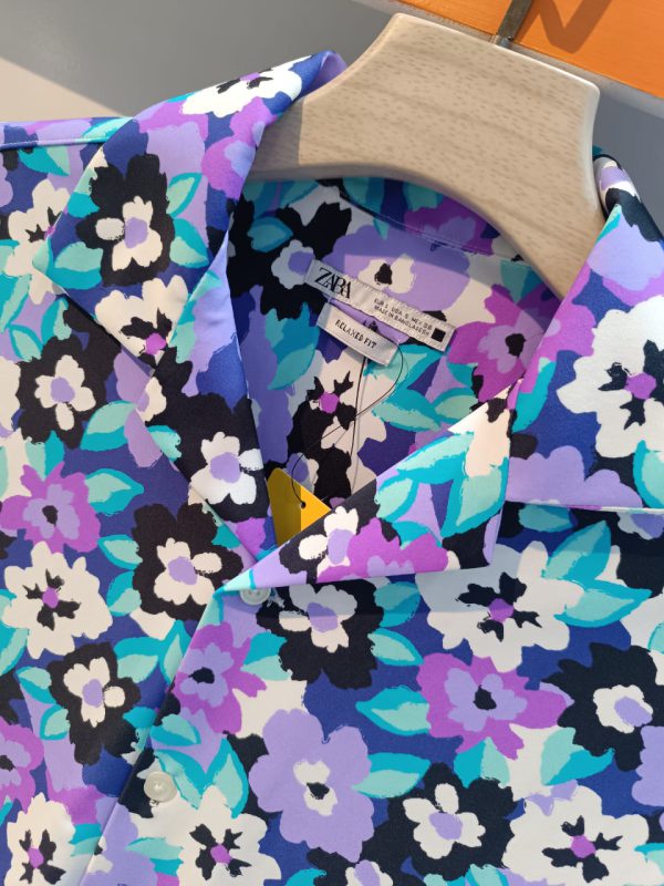 Floral Half-Shirt - Image 2